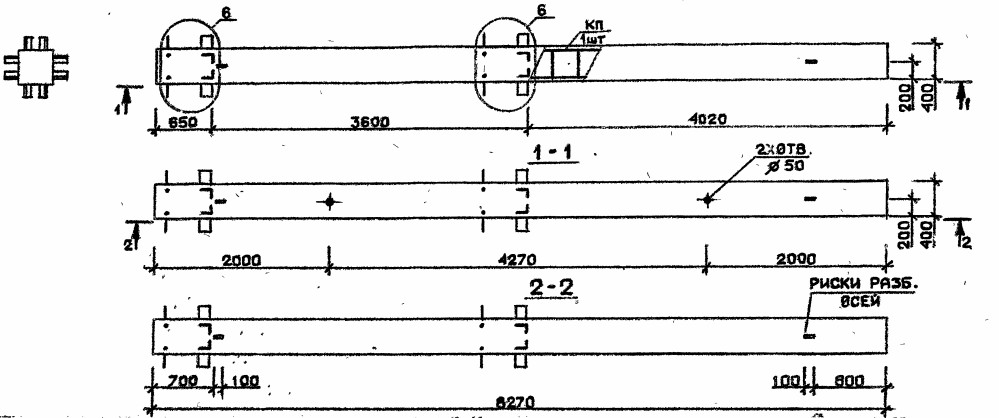 Колонна 2КБ 36.83-9-с Серия 1.020.1-2с/89