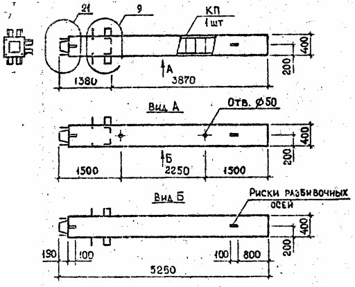 Колонна 3КН 33.53-3-с Серия 1.020.1-2с/89