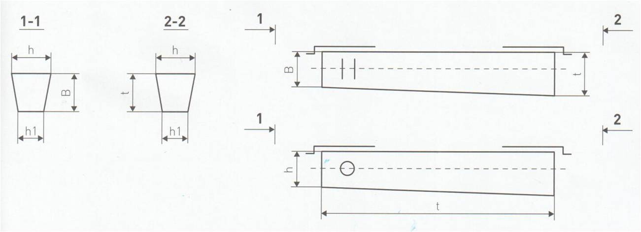 Стойка вибрированная железобетонная СВ 105-2 Серия 3.407.1-143